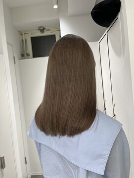 コレクティブワーク 表参道 渋谷(COLLECTIVE WORK) ベージュ系髪質改善ボブ縮毛矯正レイヤー20代30代40代[表参道]