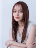 韓国レイヤー顔周りカット透明感カラー髪質改善艶髪シースルー