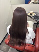 ベルポ(Bellpo)&nbsp;ブリーチなし！透明感カラー×ショコラピンク☆ 髪質改善/個室