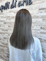 カペリ デ アーテ(Capelli di arte)&nbsp;ハイライトカラー/グレイッシュブルー/ツヤロング