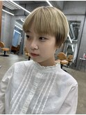 マッシュショート/ハイトーンカラー[中崎町/梅田駅］