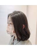 【＋ONE自由が丘】ミディアムボブ×アッシュベージュ