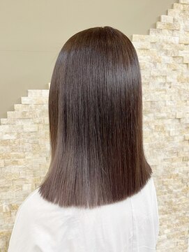 アンククロス 表参道(ANKH CROSS) ショコラブラウン/切りっぱなしロング