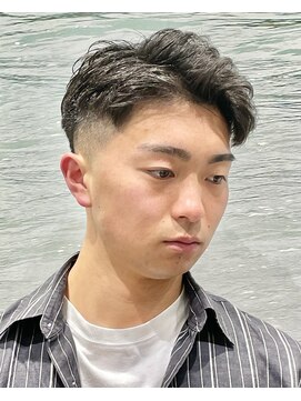 ヨシザワインク プレミアム 横浜 桜木町店(YOSHIZAWA Inc. PREMIUM) 爽やかメンズサマー刈り上げツーブロックアップバンク