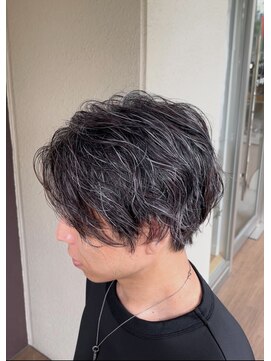 ロエ(loe) 白髪ぼかしグレーヘア