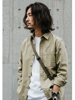 フルショウ 苦楽園店(FURUSHO)&nbsp;メンズロングルーズパーマ金メッシュニュアンスサーフ