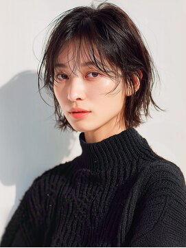 ラベストクズハ(LOVEST KUZUHA) 外はねボブ/大人ボブ/艶ブラウン/レイヤーボブ/くびれボブ