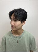 センターパート ニュアンスパーマ カルマパーマ