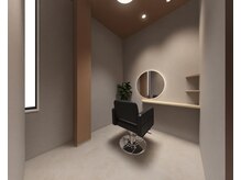 全席個室、シャンプー室は特別別室。ナイーブな悩みも担当者へ☆