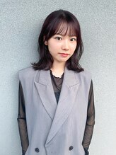 フープヘアールコレ(HOOP.HAIR Lukore)&nbsp;大人ミディアムヘア/ピンクカラー