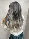 シャドールーツ、バレイヤージュ、ハイライト、レイヤーカット