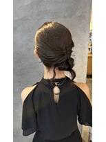 スロウヘアシェア(slow hair×share)&nbsp;ニュアンスお団子ヘア