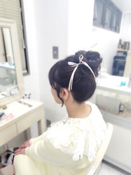 リサ 恵比寿(risa.) お団子ヘア
