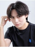 【やりすぎない】自然な毛流れニュアンスパーマ×センターパート