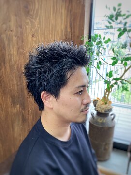 ヘアメイク デザート(HAIR MAKE DESART) 【HAIR MAKE DESART】大人男髪スパイキーショート