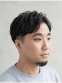 ビジカジツーブロックショート刈り上げテーパーフェード理容室