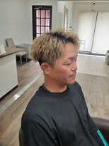 リアン(LIEN)&nbsp;メンズハイトーン×ツイストパーマ