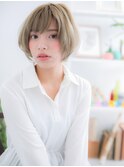 【macaron】　ラフショート　”キャラメルマッシュ”