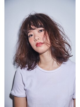 ヘアサロン ドットプラス 町田店(dot. plus) ミディアム×くせ毛風×イルミナ３【dot.plus 町田】