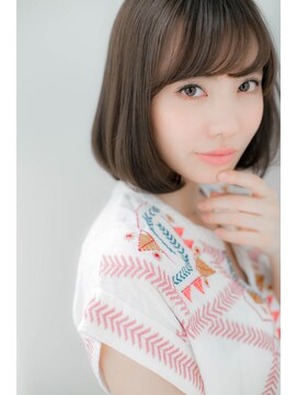 ローレン(LOREN) ＊LOREN＊透明感バレイヤージュアッシュで抜け感大人ロブ