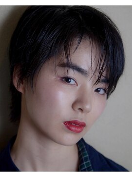 ヘアメイク エイト キリシマ(hair make No.8 kirishima) 〔No.8 中村〕ツヤ仕上げ　ショートヘアー　バング