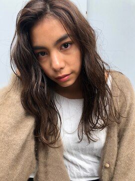 ヘアサロンエム 渋谷店(HAIR SALON M) アッシュブラウンロング☆ゆるウェーブ