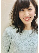 ヘアメイク マルナ 本店(HAIR MAKE MALUNA)&nbsp;【MALUNA ヒマワリ】この春注目！上品さ溢れるフェミニンパーマ