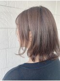 ノーブルモーブ×外ハネミディアム__エアリーミディ