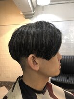 メリケンバーバーショップ フクオカ(MERICAN BARBERSHOP FUK)&nbsp;ネオウルフソフトツイストオリーブカラーバーバーカット101