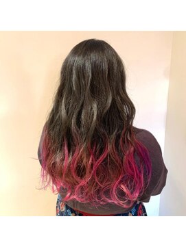 ネオヘアー 曳舟店(NEO Hair) 裾カラーカシスピンク