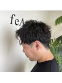 10%ツイストパーマでスタイリング楽々