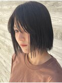 大人ストレートボブ