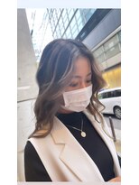 ラフ(LAFF)&nbsp;#黒髪#ボブルフ#ネビージュ#小顔#ワンレン