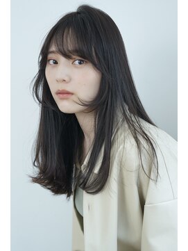 パール(PearL) 《PearL》ニュアンスストレート/ミントアッシュ/ネイビーグレー