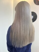 デート 下北沢(DATE)&nbsp;ブロンドベージュケアブリーチハイトーンカラー韓国ダブルカラー