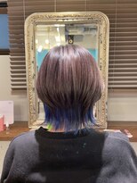 ムーン(moon) 4月#アースカラー#くびれヘア#デザインカラー#ツートンカラー