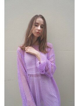 ビュート ヘアー ジョージ(Beaut Hair GEORGE) ラフにスタイリングできる外ハネボブ アッシュベージュ