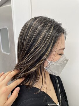 エイト 難波店(EIGHT namba) K H B コントラストハイライトボブ