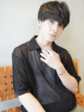 ニコ トウキョウ(nico TOKYO) メンズ/センターパート/横分けセンターパート/ハイライト