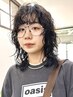 【パーマ＋カラー】カット＋前髪パーマ＋カラー＋Aujua 2stepトリートメント