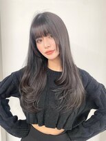 リッカ(LICCA)&nbsp;【LICCA 伊崎優李】韓国ヘア/レイヤーカット/前髪/姫カット