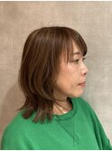 【三国/白髪ぼかしハイライト】酸性ストレートも人気♪