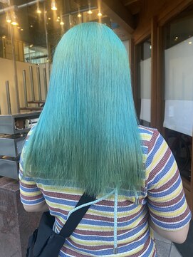 ジョルフ サロン オリジナル(JOLF salon original) 【派手髪好きの方にオススメ】ミントグリーン