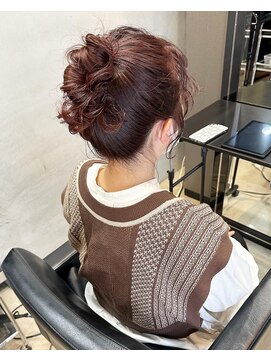 フィオーレ ヘアデザイン(FIORE hair design) ピンクブラウン ピンクベージュ トリートメント