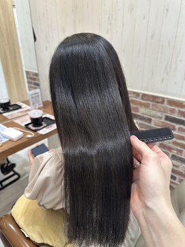 ソワン ドゥ ブレス 立花店(soin de brace) ビカクストレート/酸性ストレート/髪質改善/黒髪/小顔