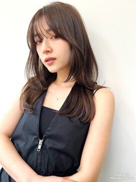 ネイロ バイ ジルブラン 葛西(NeiRo by JIL BLAN) レイヤーカット白髪ぼかしハイライトダブルカラーインナーカラー