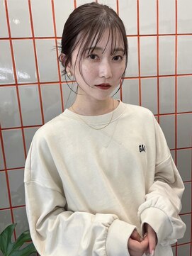 ペレ 梅田(PELE) 前髪/アンブレラカラー/こなれミディ/イメチェン/ウェーブパーマ