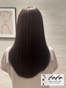 トトヘアーアンドネイル(toto hair and nail) 【toto hair オリジナル髪質改善】カット・カラー・TR