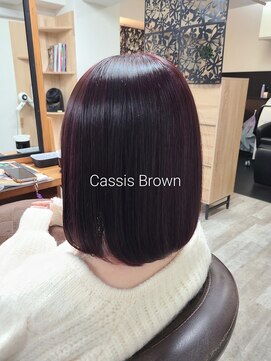 アンクラウド(an cloud) カシスブラウン/ピンクブラウン/ブリーチなしカラー