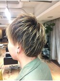 王道メッシュショート改